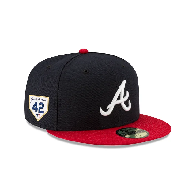 Men’s stylish chain necklace-Atlanta Braves Jackie Robinson Day 2024 59FIFTY Fitted Hat