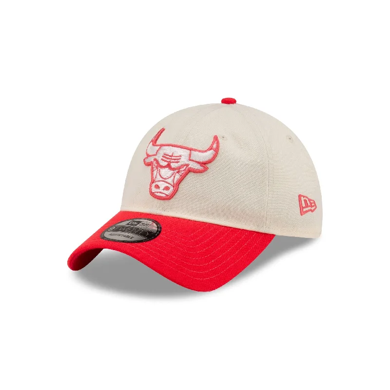 Men’s stylish newsboy cap-Chicago Bulls Chrome 9TWENTY Adjustable Hat