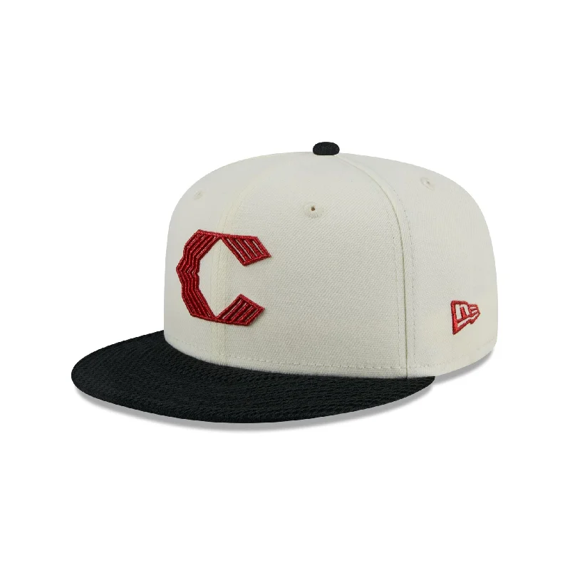 Men’s bold striped tie-Cincinnati Reds City Mesh 59FIFTY Fitted Hat