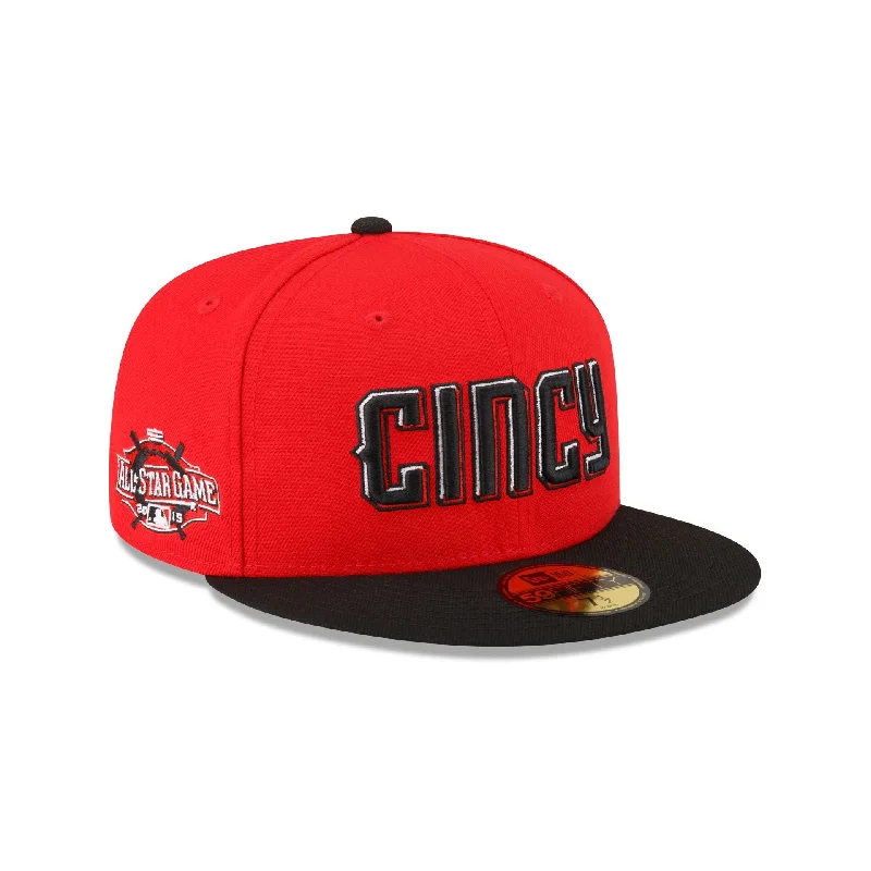 Men’s modern minimalist ring-Cincinnati Reds Team 59FIFTY Fitted Hat