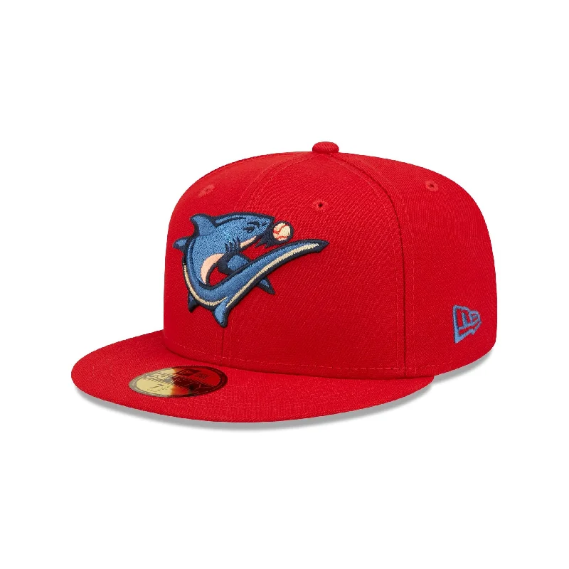 Men’s stylish leather gloves-Clearwater Threshers Authentic Collection 59FIFTY Fitted Hat