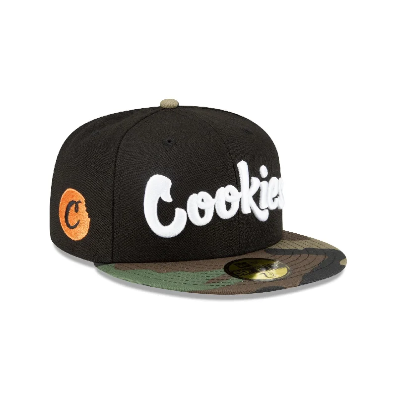 Men’s modern minimalist ring-Cookies Camo Visor 59FIFTY Fitted Hat