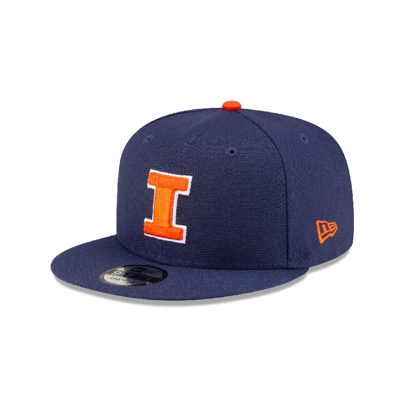 Men’s bright leather gloves-Illinois Fighting Illini 9FIFTY Snapback Hat