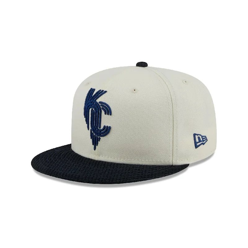 Men’s breathable mesh cap-Kansas City Royals City Mesh 59FIFTY Fitted Hat