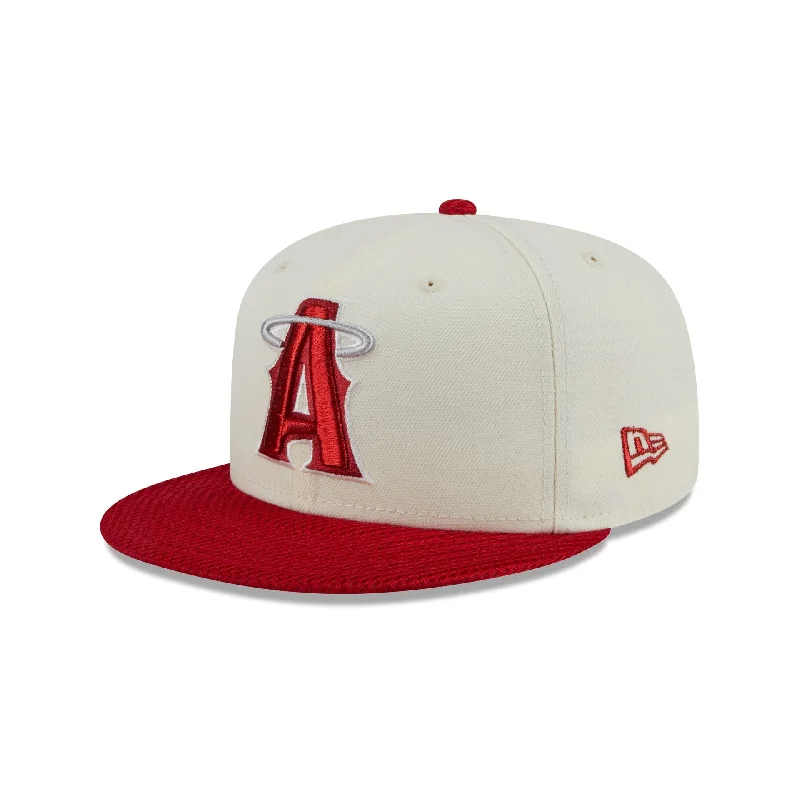 Men’s stylish wool beanie-Los Angeles Angels City Mesh 59FIFTY Fitted Hat