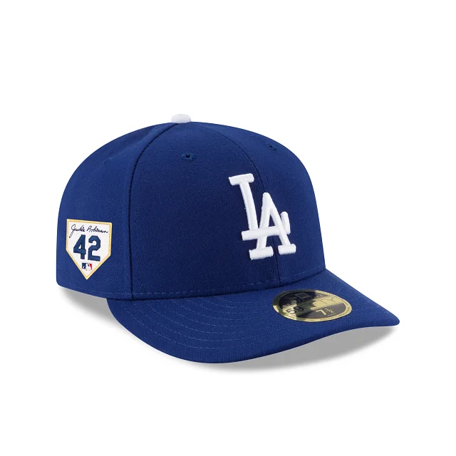 Men’s relaxed leather suspenders-Los Angeles Dodgers Jackie Robinson Day 2024 Low Profile 59FIFTY Fitted Hat