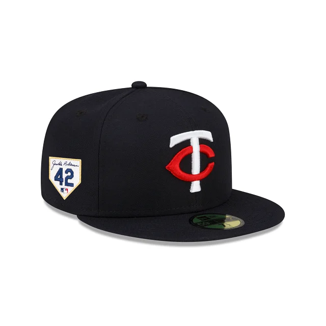 Men’s soft pocket square-Minnesota Twins Jackie Robinson Day 2024 59FIFTY Fitted Hat