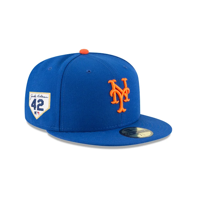 Men’s bright pocket square-New York Mets Jackie Robinson Day 2024 59FIFTY Fitted Hat