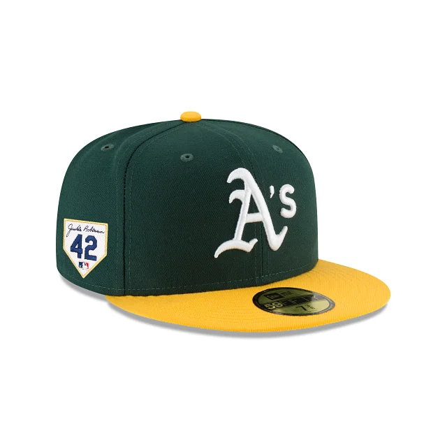 Men’s durable minimalist ring-Oakland Athletics Jackie Robinson Day 2024 59FIFTY Fitted Hat