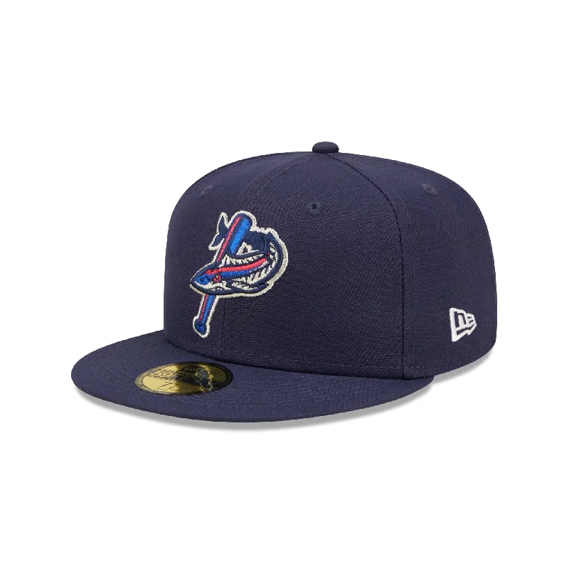 Men’s soft pocket square-Pensacola Blue Wahoos Authentic Collection 59FIFTY Fitted Hat