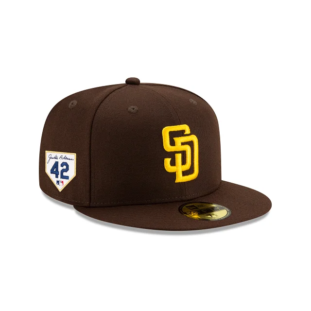 Men’s trendy mesh socks-San Diego Padres Jackie Robinson Day 2024 59FIFTY Fitted Hat