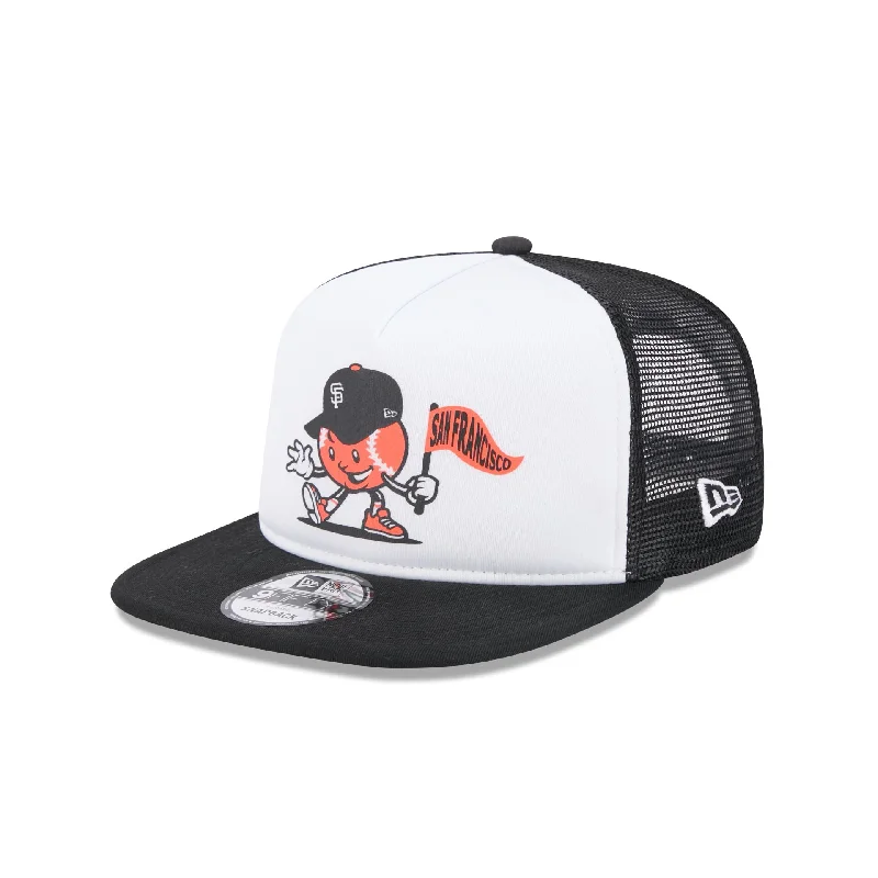 Men’s soft pocket square-San Francisco Giants Court Sport 9FIFTY A-Frame Trucker Hat