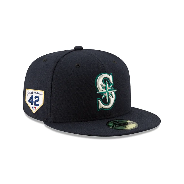 Men’s stylish pocket watch-Seattle Mariners Jackie Robinson Day 2024 59FIFTY Fitted Hat