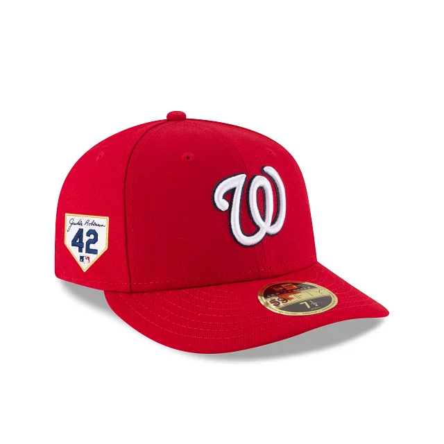 Men’s lightweight mesh socks-Washington Nationals Jackie Robinson Day 2024 Low Profile 59FIFTY Fitted Hat