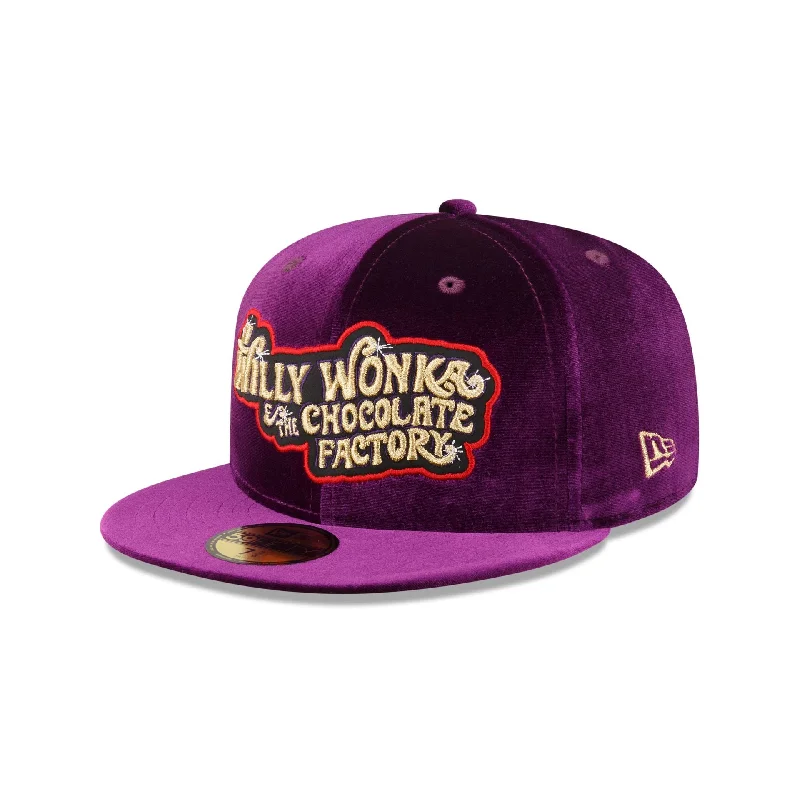 Men’s relaxed nylon belt-Willy Wonka Purple Velvet Alt 59FIFTY Fitted Hat