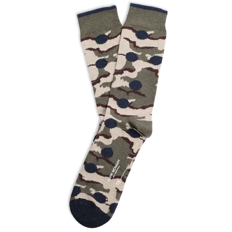 Men’s relaxed nylon belt-Mark McNairy x Democratique Socks Camo Dots