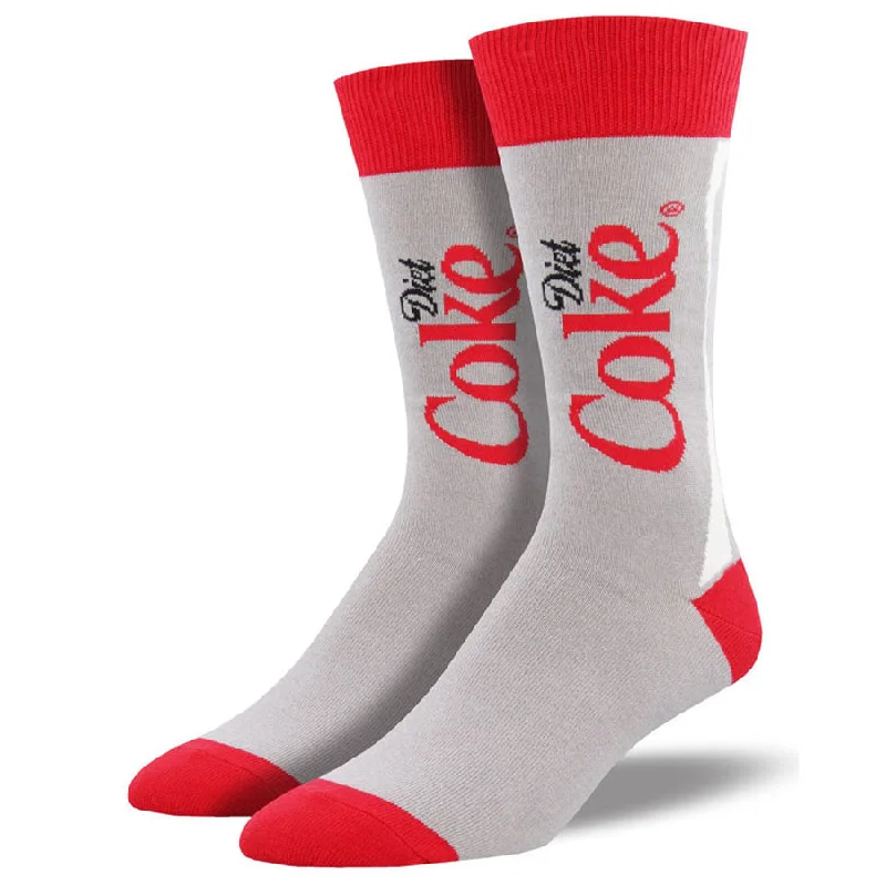 Men’s durable aviator cap-Men's Diet Coke Socks