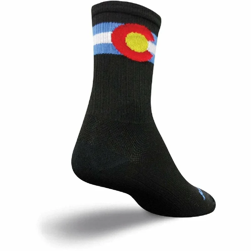 Men’s durable pocket square-SockGuy Colorado SGX 6 Inch Socks