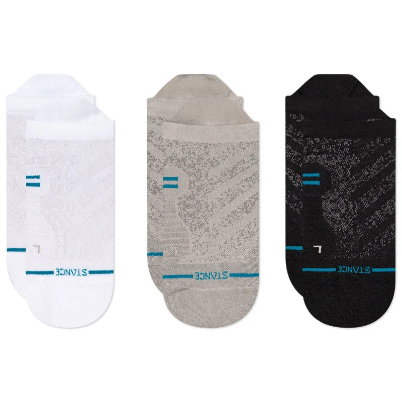 Men’s trendy knit tie-Stance Run Light Tab 3-Pack Socks