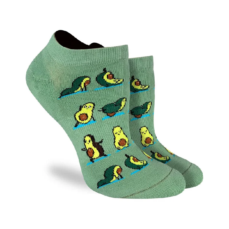 Men’s bright knit tie-Unisex Avocado Yoga Ankle Socks