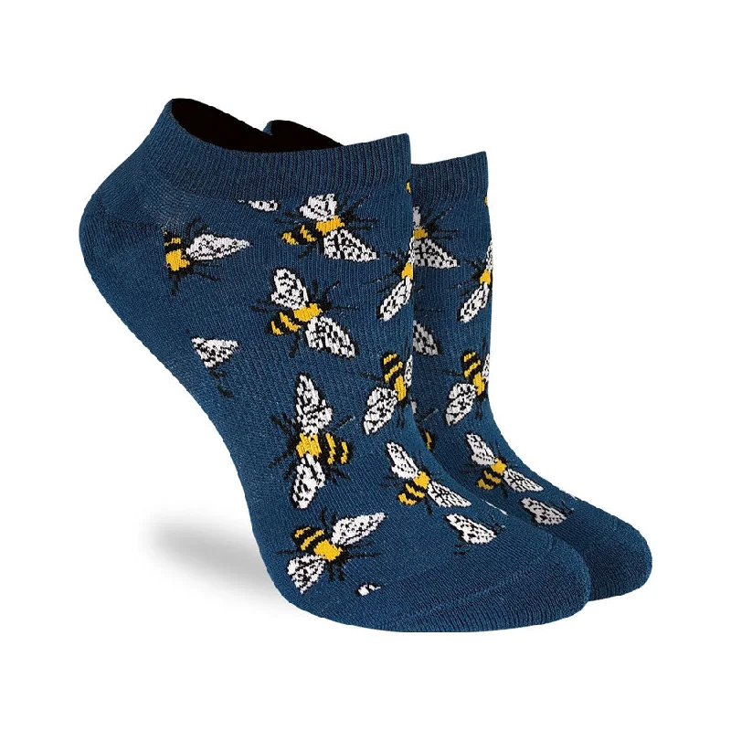 Men’s relaxed leather suspenders-Unisex Bees Ankle Socks