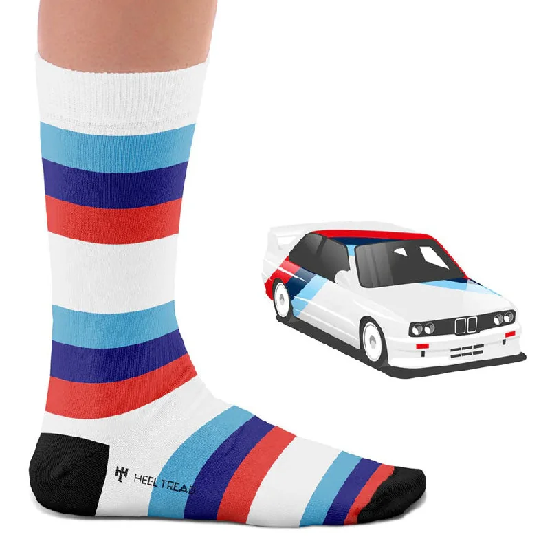 Men’s bold suspenders-Unisex BMW E30 Socks