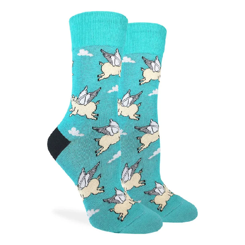 Men’s soft knit scarf-Unisex Flying Pigs Socks