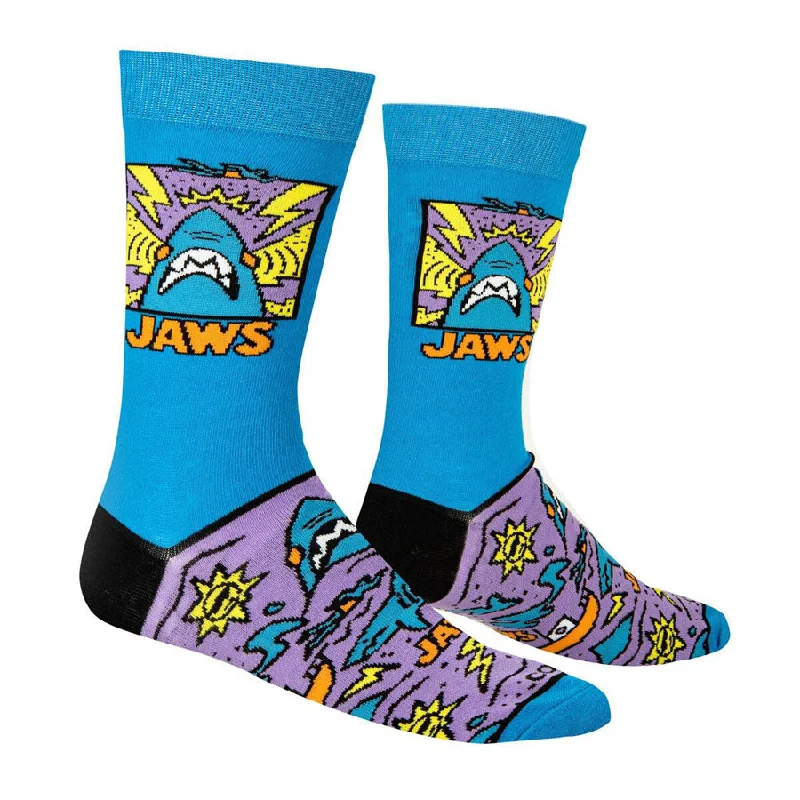 Men’s bright leather gloves-Unisex Jaws Doodle Socks