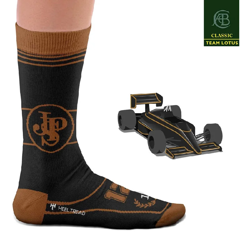 Men’s casual striped socks-Unisex Lotus 97T JPS Socks