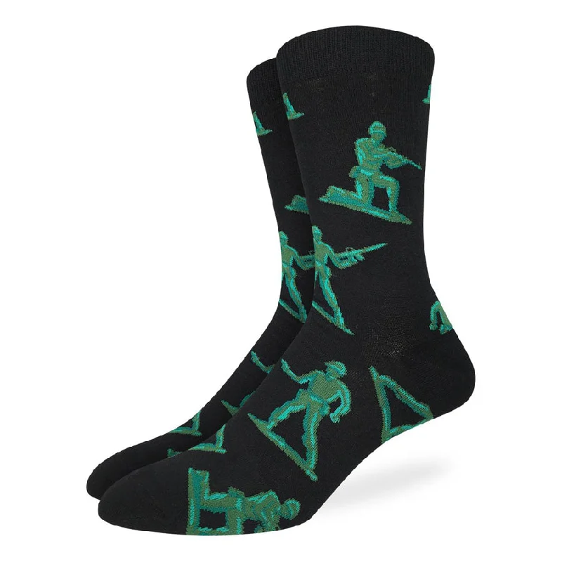 Men’s lightweight minimalist ring-Unisex Toy Soldiers Socks