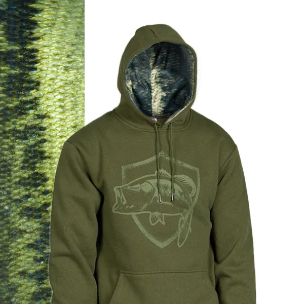 Men’s bright camo hoodie-Classic Lined Hoodie | Bass