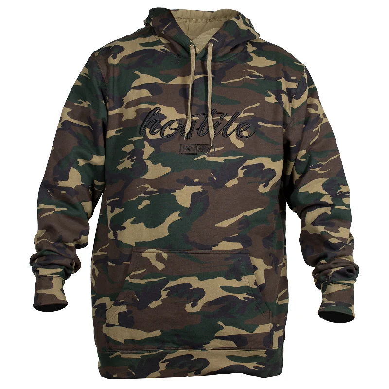 Men’s breathable mesh hoodie-Gild - Camo - Pullover Hoodie