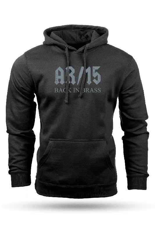 Men’s durable color-block hoodie-Enlisted 9 - Back In Brass - Hoodie