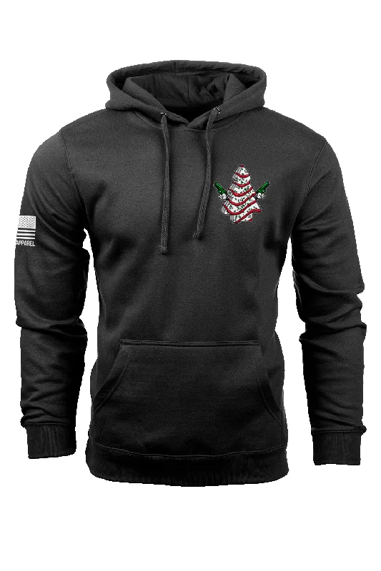 Men’s breathable terry hoodie-Cake Tree - Hoodie