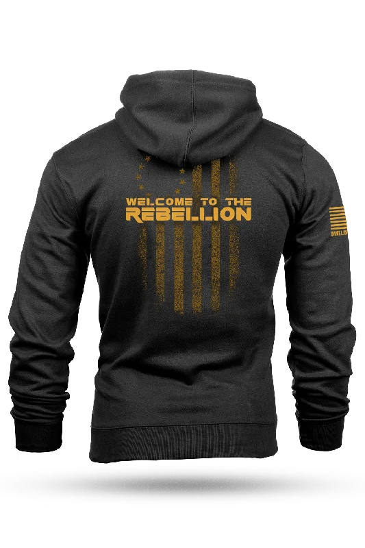 Men’s lightweight terry hoodie-Welcome to the Rebellion - Hoodie