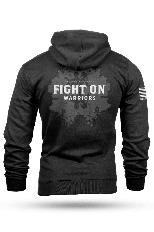 Men’s durable terry hoodie-Fight The War Within - Hoodie