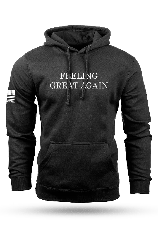 Men’s soft camo sweatshirt-Feeling Great Again - Hoodie