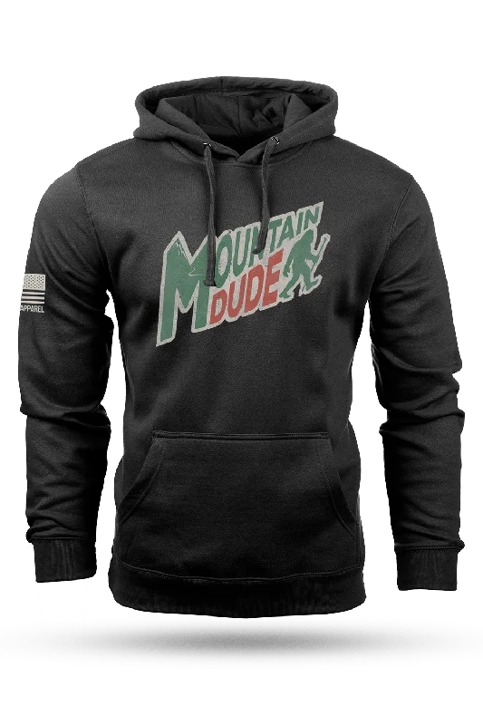 Men’s breathable terry hoodie-Mountain Dude - Hoodie