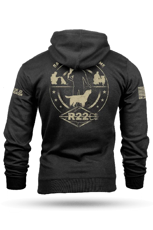 Men’s modern thermal sweatshirt-Rescue 22 Foundation - Hoodie