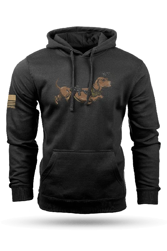 Men’s bold terry sweatshirt-Tactical Wiener - Hoodie