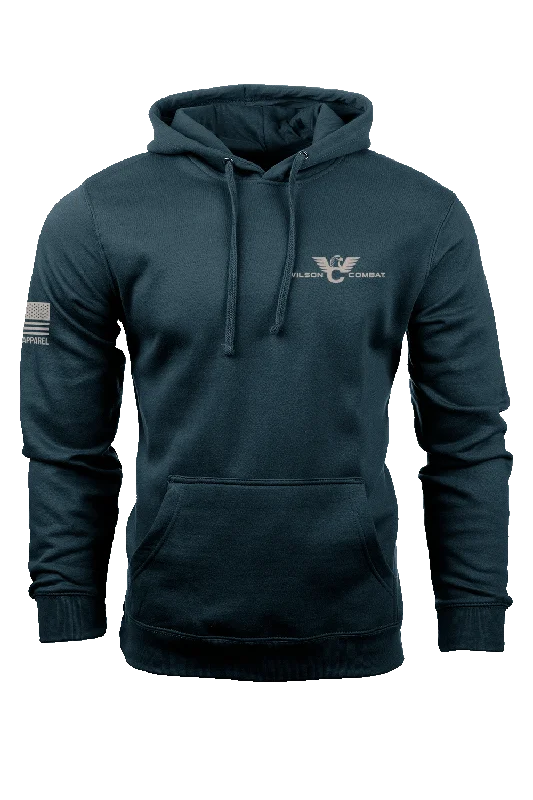 Men’s slim-fit terry hoodie-Wilson Combat - Hoodie