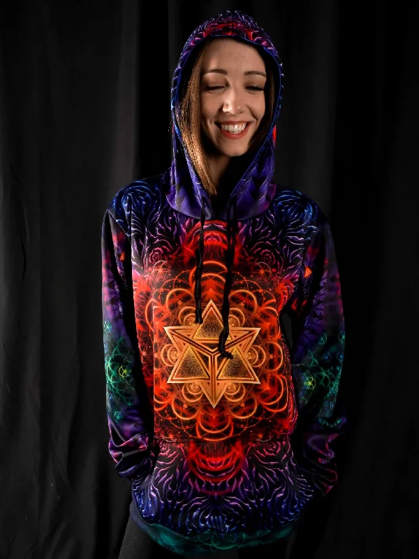 Men’s modern color-block hoodie-Psychedelic Awakening Unisex Hoodies