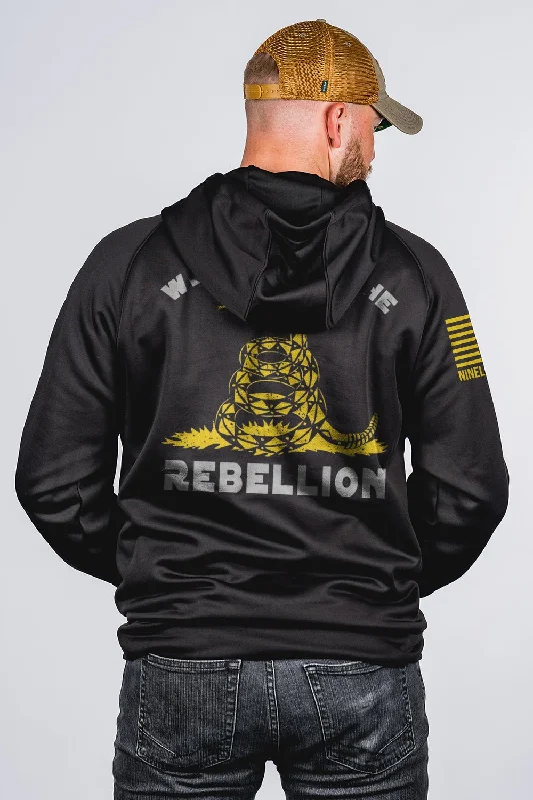 Men’s casual logo sweatshirt-DTOM Rebellion - Raglan Tailgater Hoodie