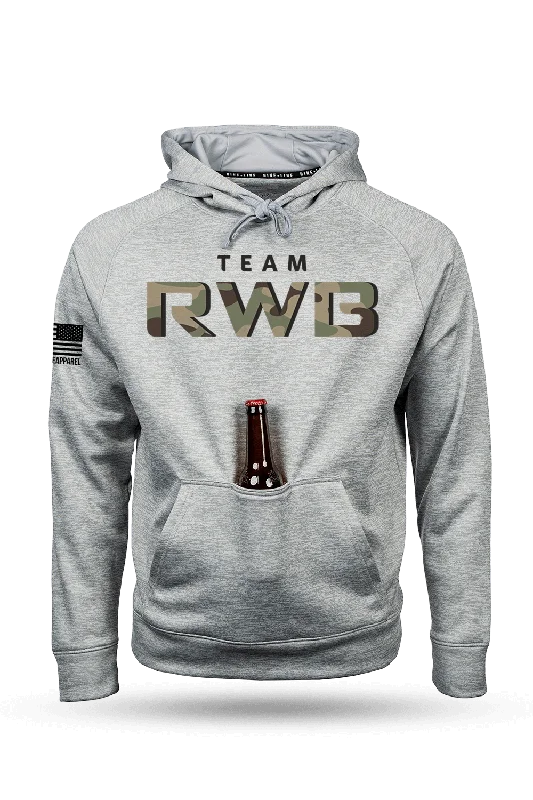 Men’s breathable camo hoodie-Team RWB Camo - Raglan Tailgater Hoodie