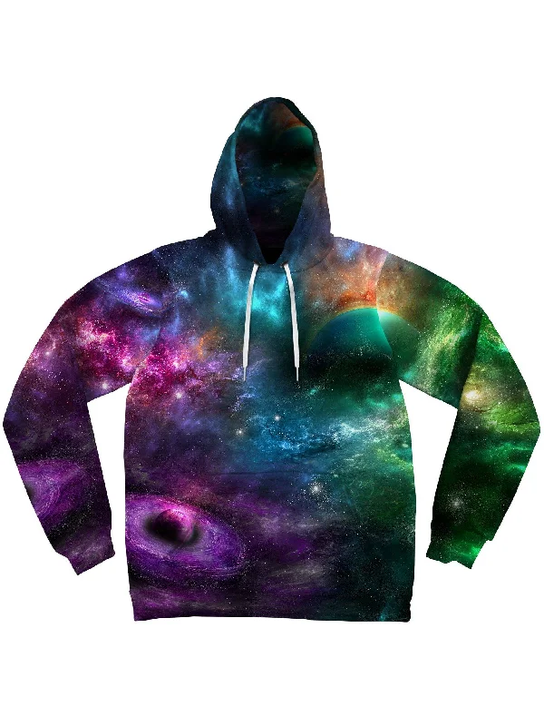 Men’s bright camo hoodie-Space Art Unisex Hoodie