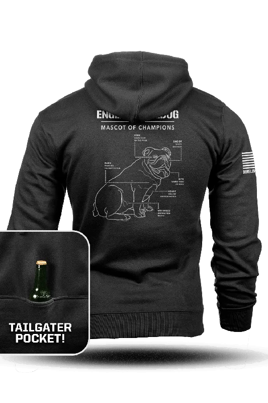 Men’s breathable color-block hoodie-GA Tailgater Hoodie - Tailgater Hoodie