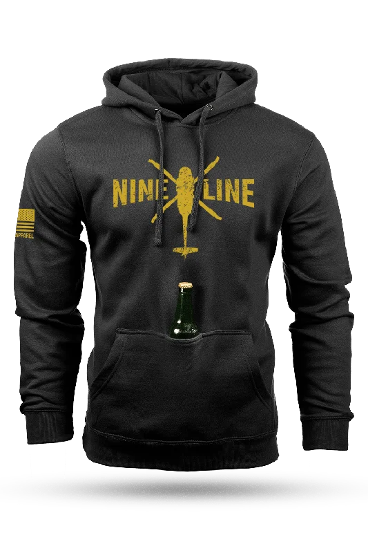 Men’s casual color-block sweatshirt-Nine Line Helo - Tailgater Hoodie