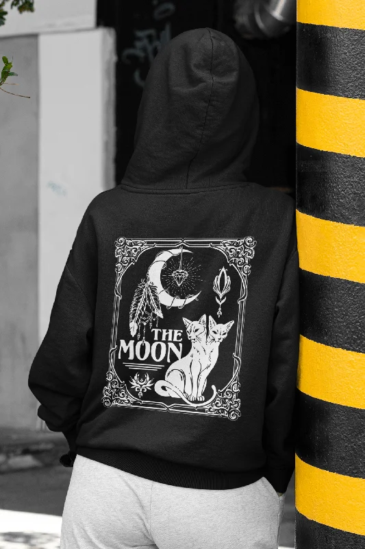 Men’s soft brushed sweatshirt-The Moon Hoodie