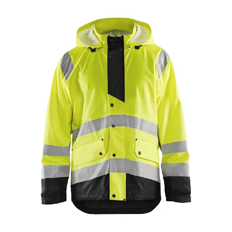 Men’s relaxed sherpa jacket-Blaklader 4327 Hi-Vis Rain jacket  Level 3