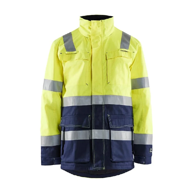 Men’s bright waxed jacket-Blaklader 4467 Flame Resistant Winter Jacket